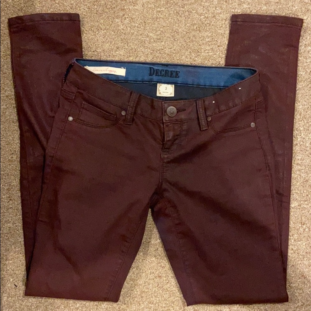 DEGREE Purple Denim Leggings